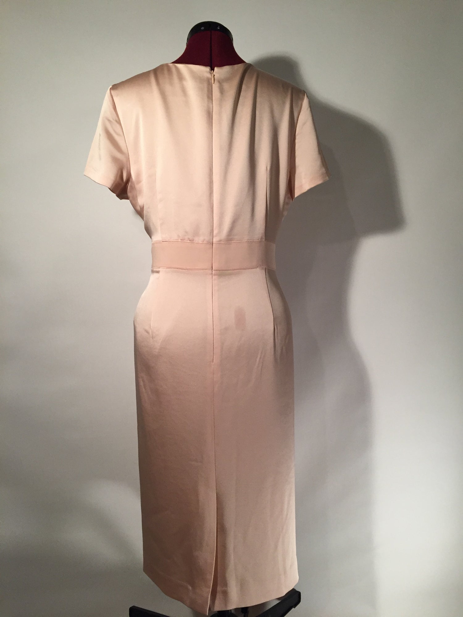 Ann Taylor Blush Silk Dress – Ethel Lee Vintage & Art-Elva